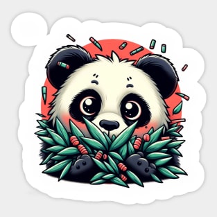 Panda’s Bamboo Haven Sticker